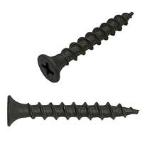 #10 X 1-1/2" Laminating Screw, Bugle Head, Phillips, Black Phosphate